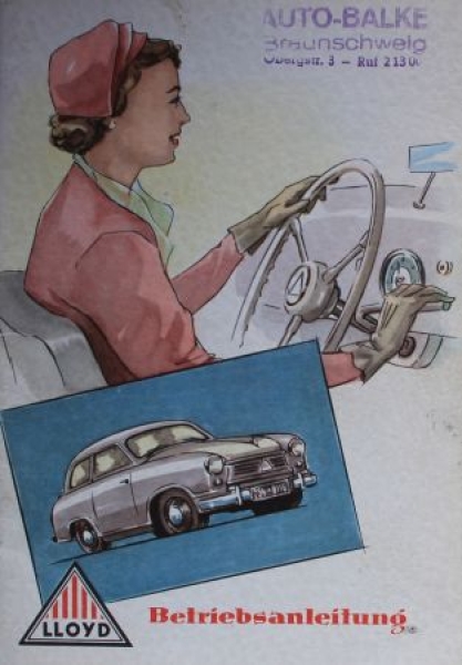 Lloyd LP 400 LS S Owner Manual 1957 (5476)